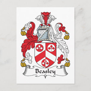 Beasley Family Crest Postcard