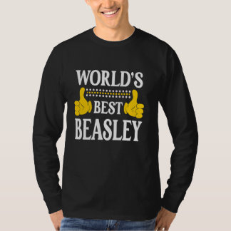 Beasley Surname Team Family Last Name World's Best T-Shirt
