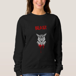 Beast Bloody Wolf Fitness Sweatshirt
