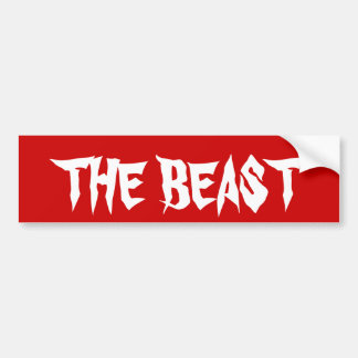 Beast Bumper Sticker