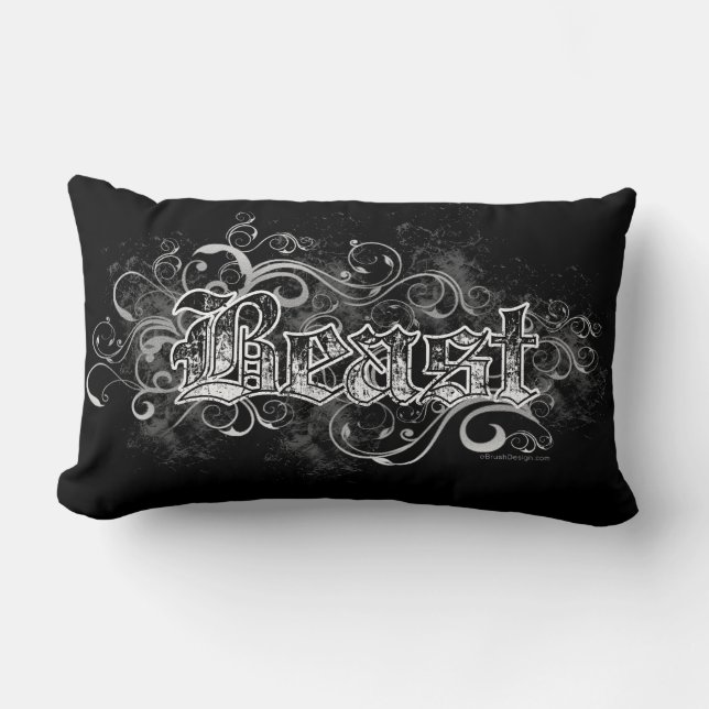 Beast Lumbar Pillow (Front)