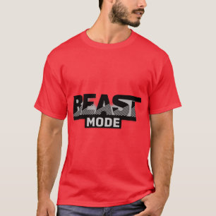 Beast Mode Fitness Motivation Quote T-Shirt