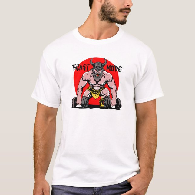 Beast mode t-shirt design (Front)