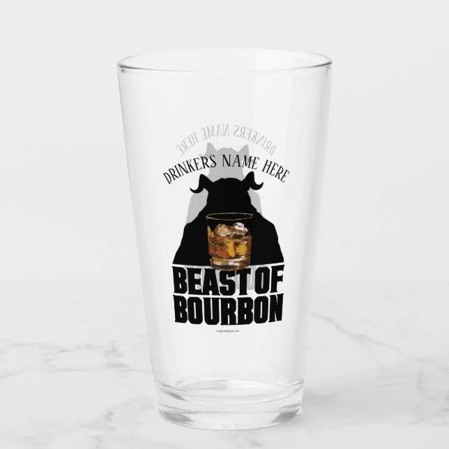 Beast Of Bourbon Glass (Front)