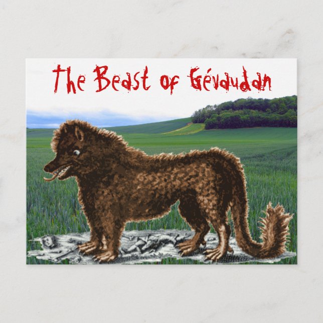 Beast of Gévaudan Postcard (Front)