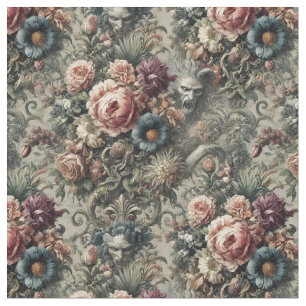Beast of the Interstice – Gothic Classic Tile Fabric