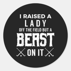 Beast On The Field Shirt - Funny Proud Mom And Dad Classic Round Sticker