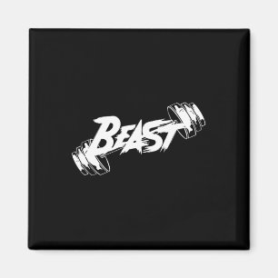 Beast Performance Motivation Graphic Magnet