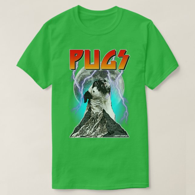 Beast Pug T-Shirt (Design Front)