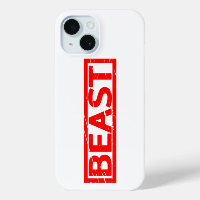 Beast Stamp Case-Mate iPhone Case (Back)