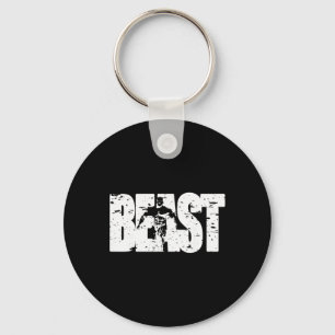 Beast Workout Clothes Gym Activewear Fitness Yoga. Key Ring