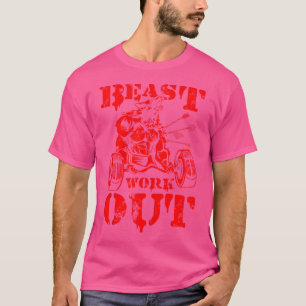 Beast Workout Wolf Fitness Mode Muscles Lifting We T-Shirt