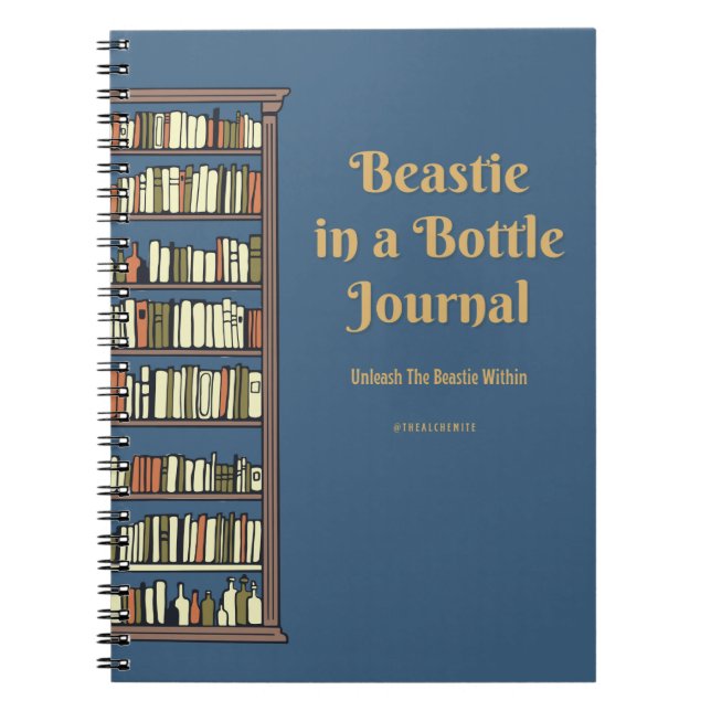 Beastie in a Bottle Small Journal (Front)