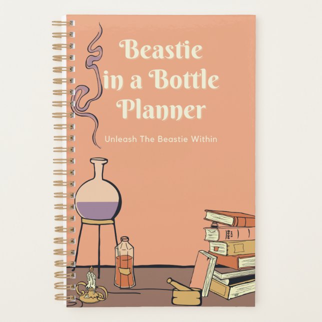 Beastie in a Bottle Small Planner (Front)