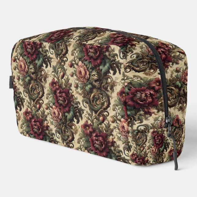 Beastly Bouquet – Gothic Victorian Dopp Kit (Right Corner)
