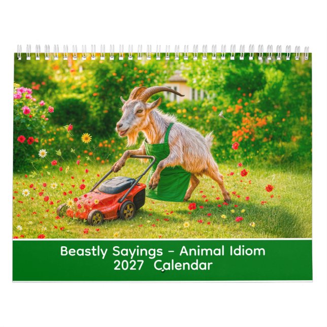 Beastly Sayings – Animal Idiom Calendar (Cover)