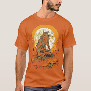 Beastly Werewolf Tee Scary Halloween Gift 2