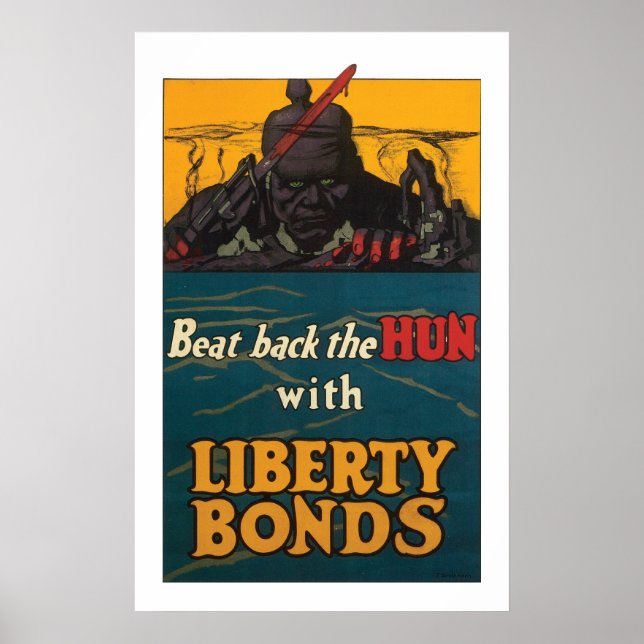 Beat Back The Hun Poster (Front)