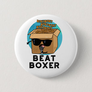 Beat Boxer Funny Beatboxer Box Pun  6 Cm Round Badge