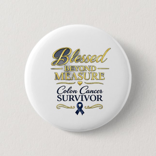 Beat Cancer 6 Cm Round Badge (Front)