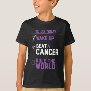 Beat Cancer Rule the World  T-Shirt