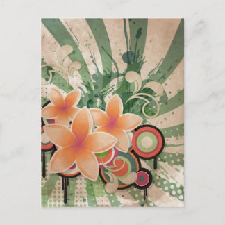 Beat Flowers Postcard