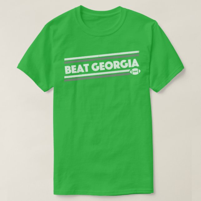 Beat Georgia Retro T-Shirt (Design Front)