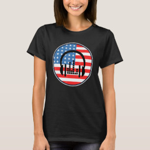 Beat Maker Music Producer Patriotic Us Flag 4th Of T-Shirt