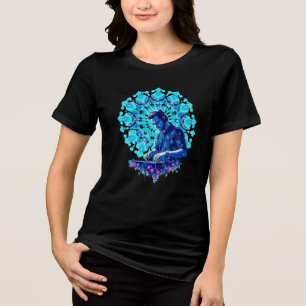 "Beat Master: Hypnotic DJ Vibes" Tri-Blend Shirt