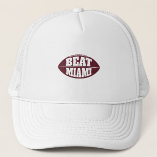 Beat Miami Vintage Aggie Football Gameday Saturday Trucker Hat