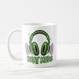BEAT MODE  | Power, Music & Motivation Grap Coffee Mug