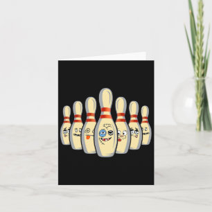 Beat Up Bowling Pins Shirt Funny Bowling League Card