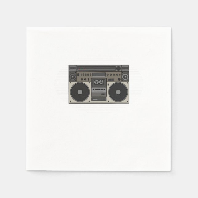 Beatbox Music Sound DJ Beatboxing Rap Hiphop Gift Napkin (Front)