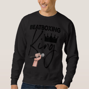 Beatboxing King Women Tape Recorder Sweatshirt