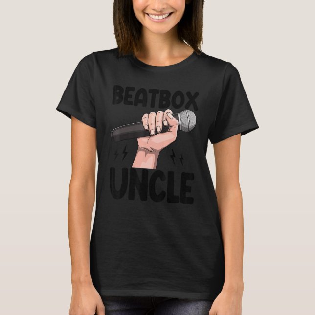 Beatboxing Uncle Women  Tape Recorder T-Shirt (Front)