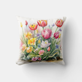 Beatiful Flower Cotton Cushion