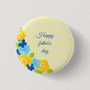 Beatiful Happy Father's day 3 Cm Round Badge