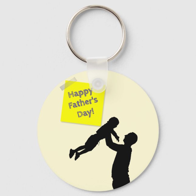 Beatiful Happy Father's day  Key Ring (Front)