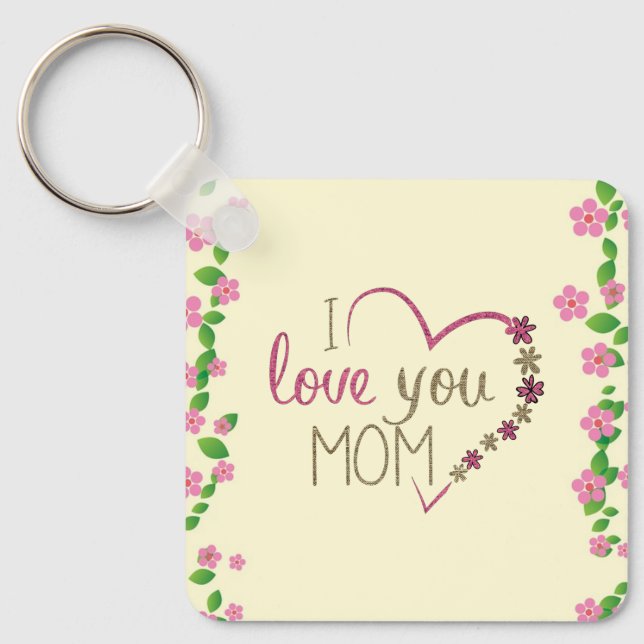 Beatiful Mother's day  Key Ring (Front)