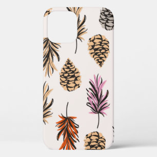 Beatiful vintage Seamless colour autumn elements o iPhone 12 Case