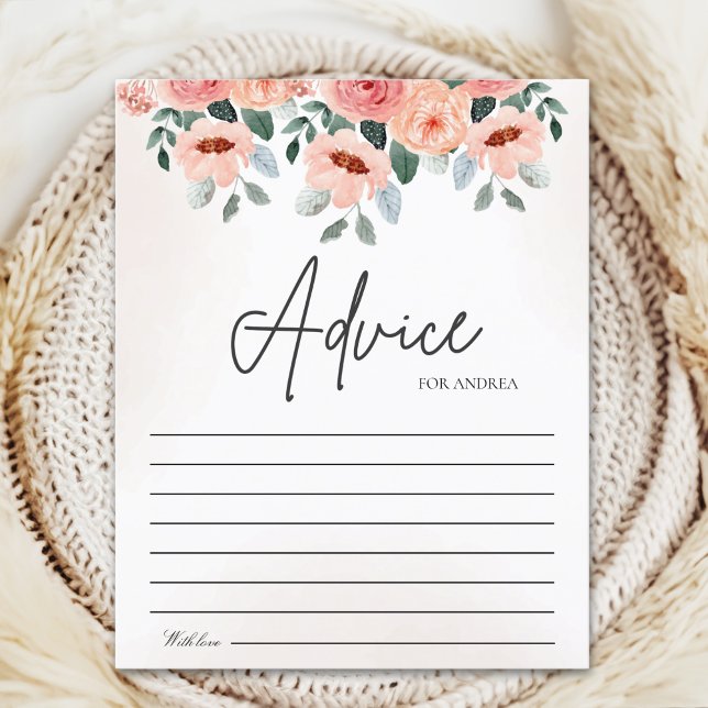 Beatiful Water Color Flowers Garden Baby Shower (Creator Uploaded)