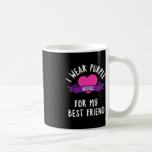 Beating Alzheimers Wear Purple For My Best Friend Coffee Mug