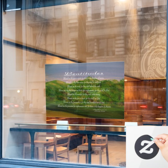 Beatitudes (Cafe Window)