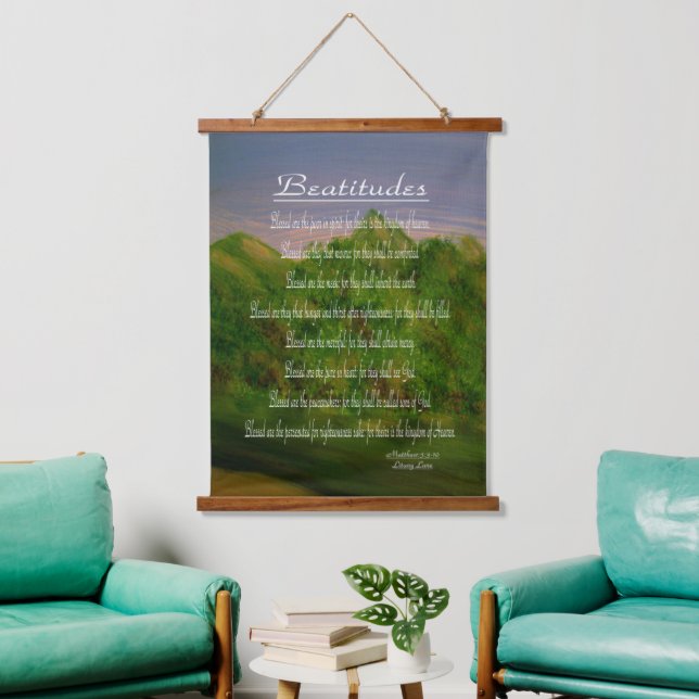 Beatitudes Hanging Tapestry (Living Room)