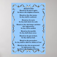 Beatitudes in Flying Seagull Border