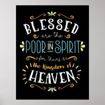 Beatitudes - Poor in Spirit