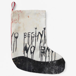 Beatles ashram small christmas stocking