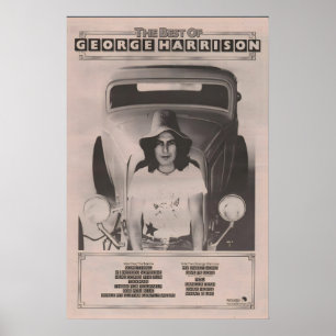 BEATLES POSTER 1976 George Harrison - original NME
