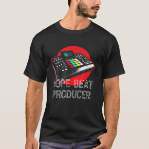 Beatmaker Drum Machine Pun Costume for a Music Pro T-Shirt