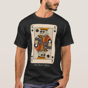 Beatmaker King Card For Music Producer And Dj T-Shirt